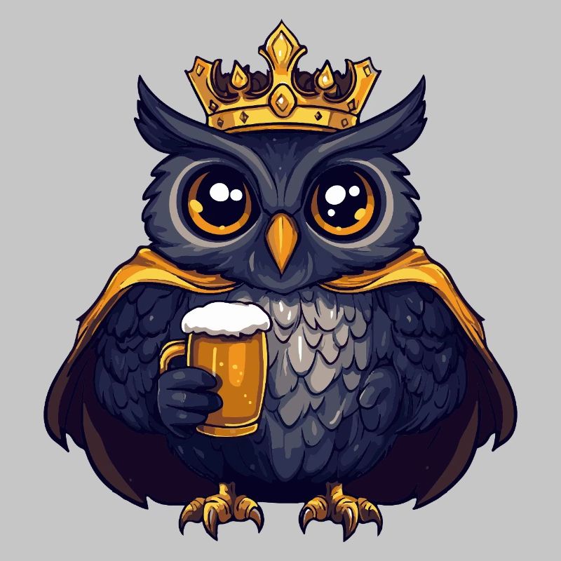 Eule Bier König
