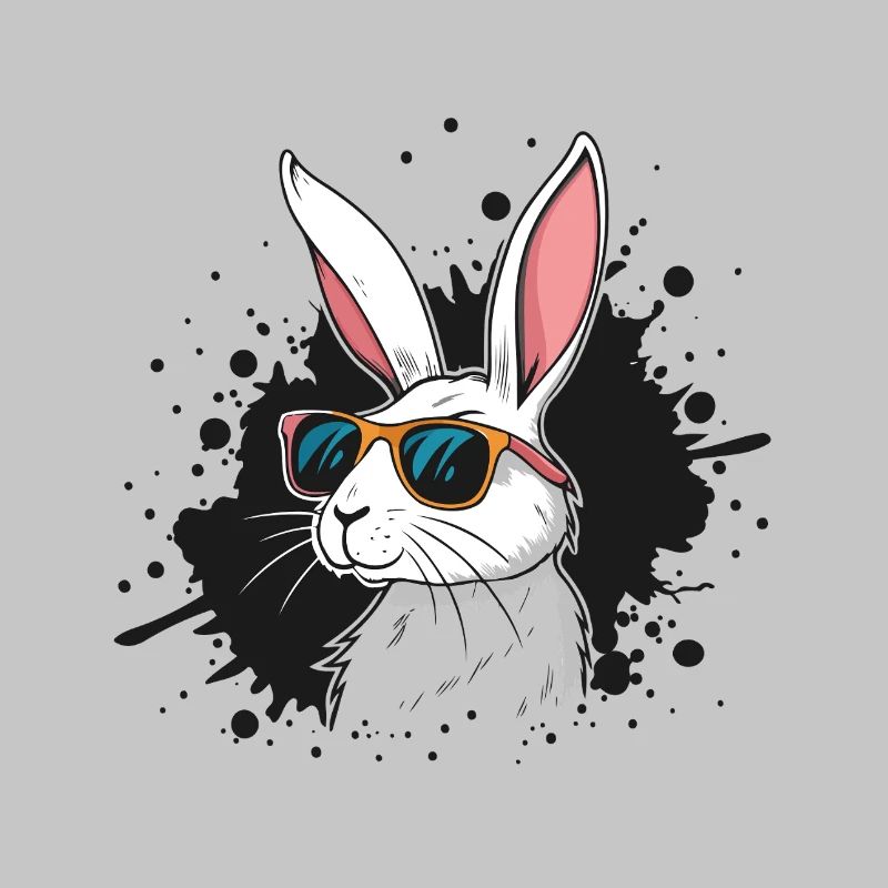 Solarbunny mit Pop-Art-Brille