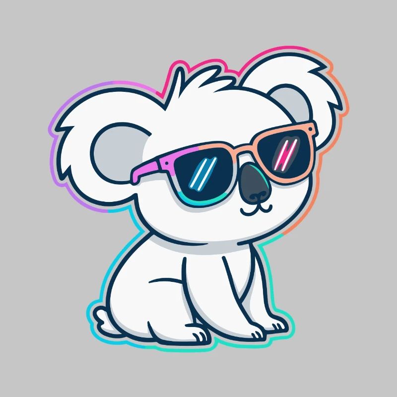Koala neon glasses