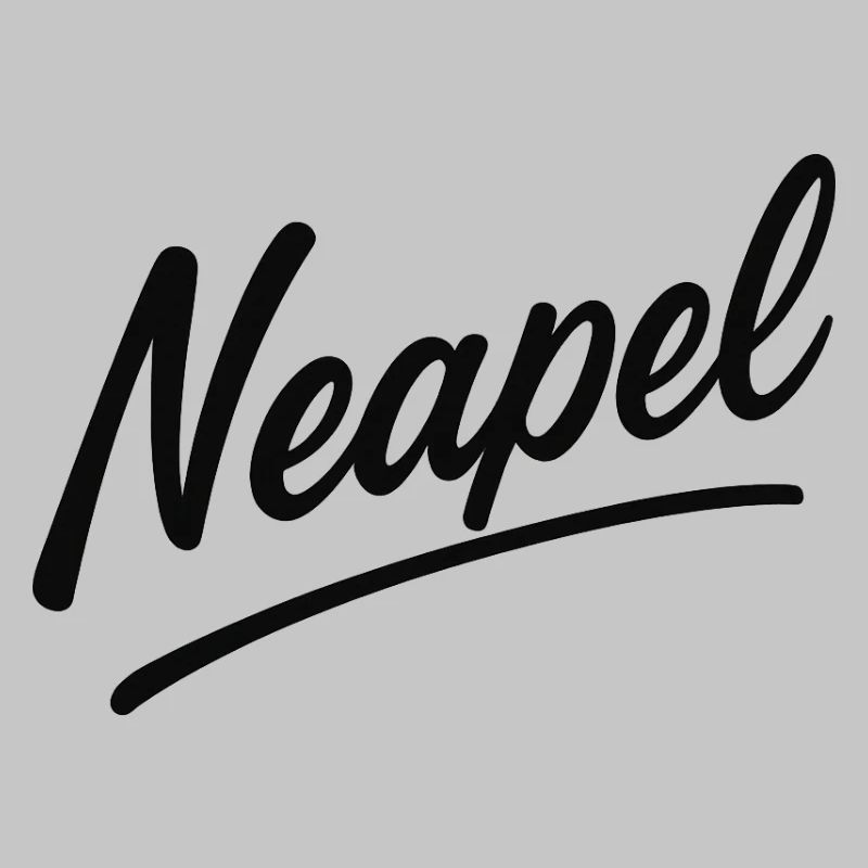 Naples Script Lettering