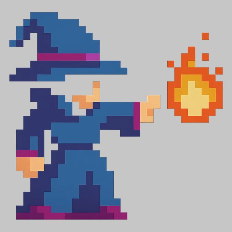 Pixel Wizard et Fire