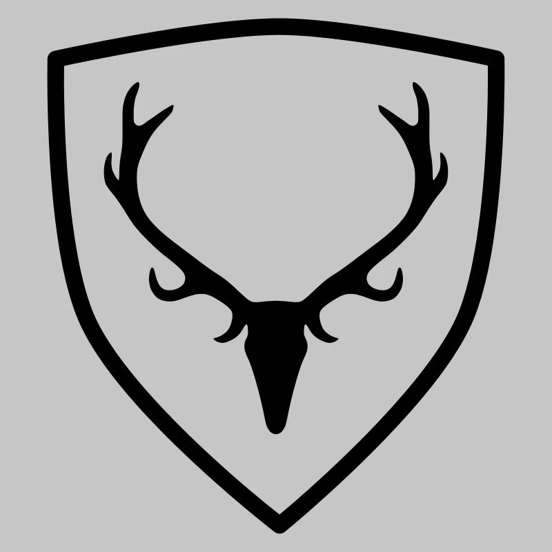 Wappen mit Geweih