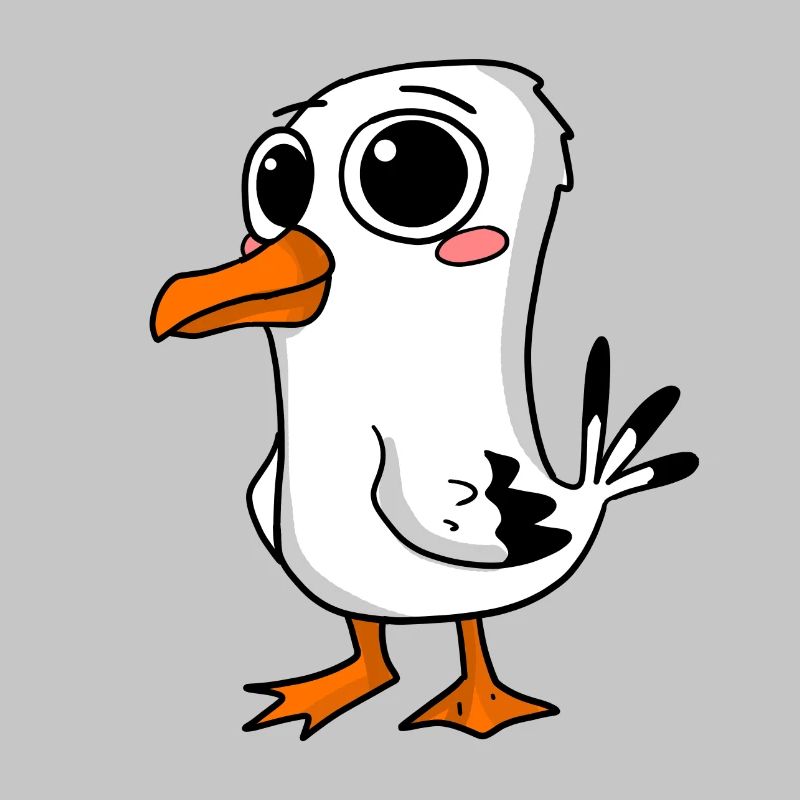 Cute seagull