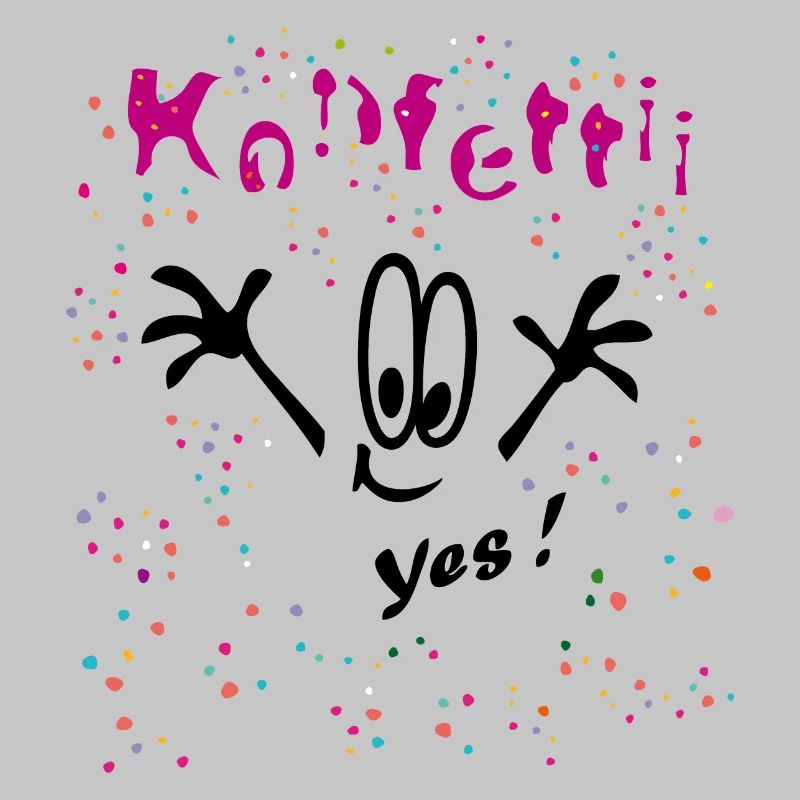 Konfetti Karneval Comic
