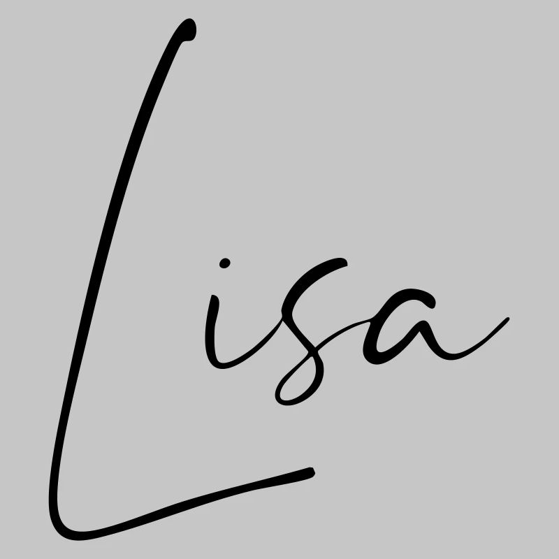 lisa / handschrift name design