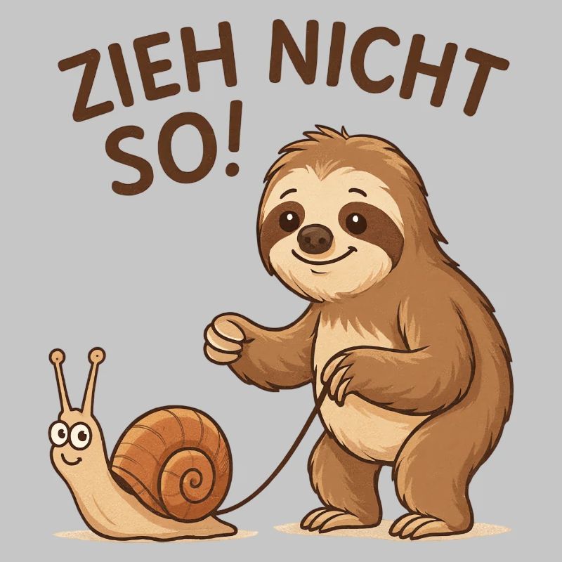 Don't pull like that! Sloth Snail