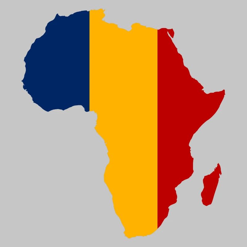 Tschad_Flagge_Afrika