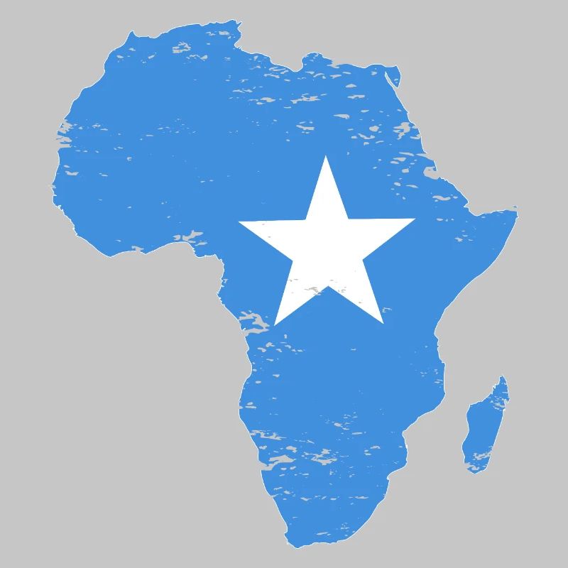 Drapeau somalien Afrique utilisé
