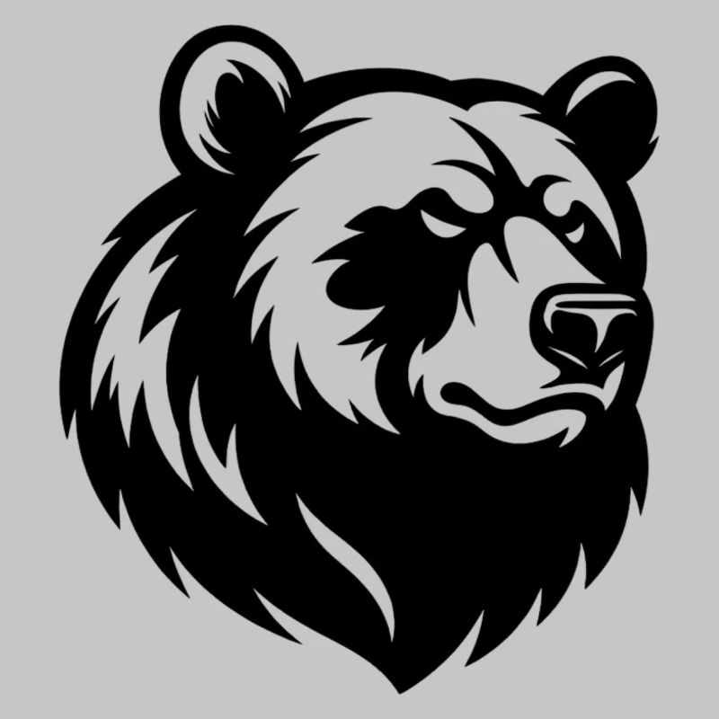 Angry Bear Head