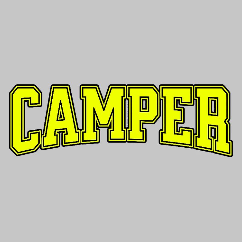 CAMPER Retro Varsity Stil
