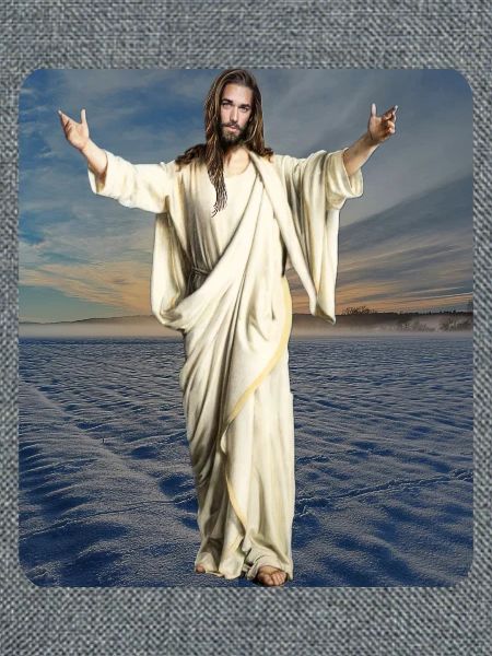 Jesusfigur Winter