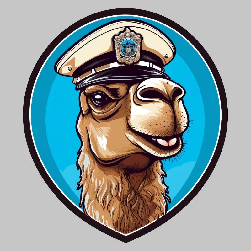 Kamel Polizei