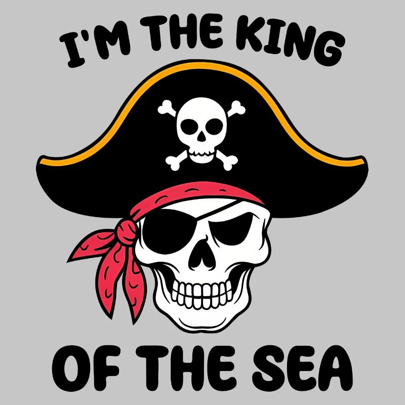 Crâne de pirate avec cache-œil