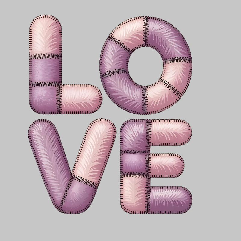 Un amour patchwork doux pour les filles et les ados