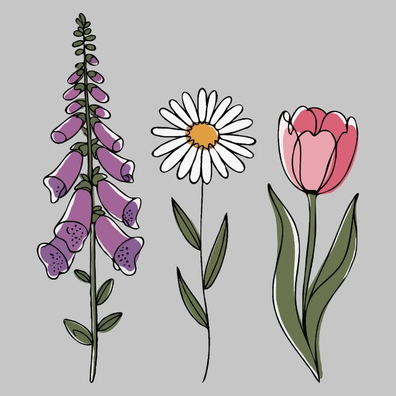 Digitale Daisy Tulip III