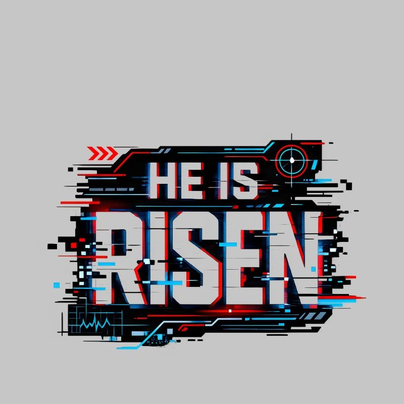 Glitch Ostern: He is Risen