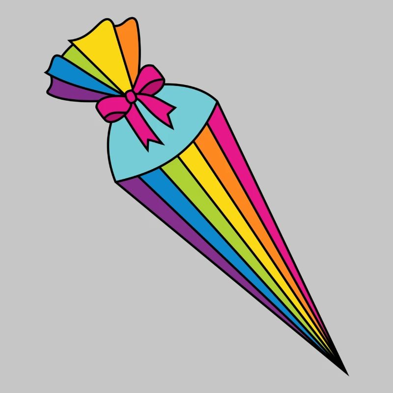 School Cone Sugar Cone