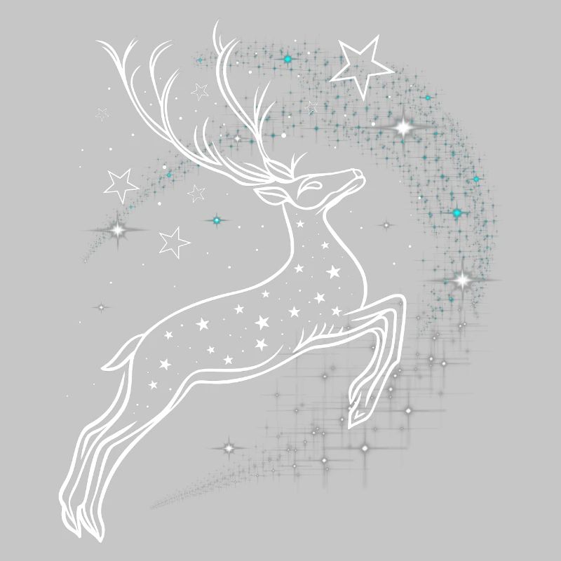 Deer Fantasy Constellation Antlers