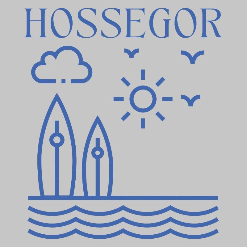 HOSSEGOR Coastal Surf Scene