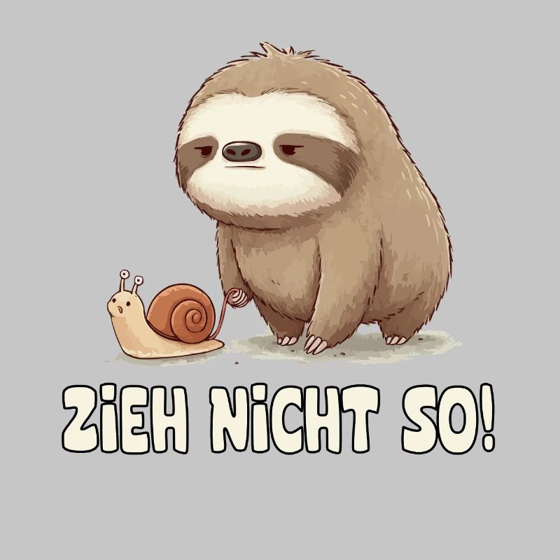Pull Not So Sloth Cartoon