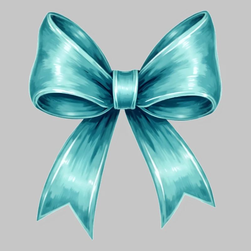 Turquoise bow