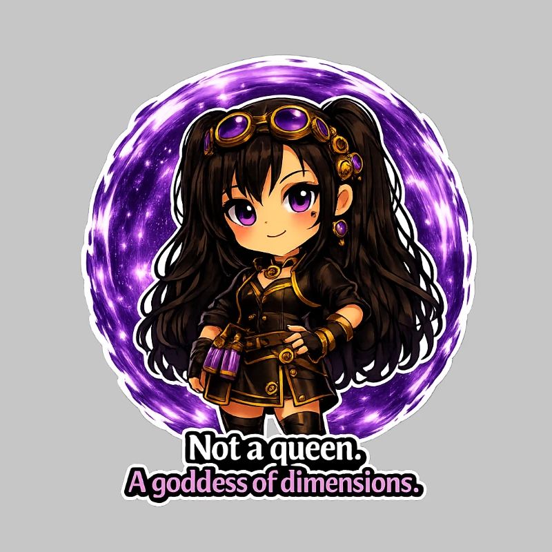 Déesse des Dimensions Lune – Steampunk Chibi