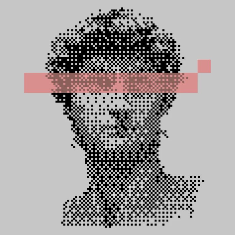 Digital David Michelangelo Pixel design