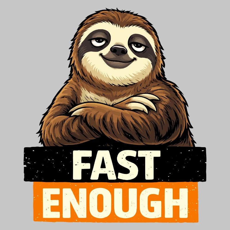 Fast Enough Sloth-Grafik