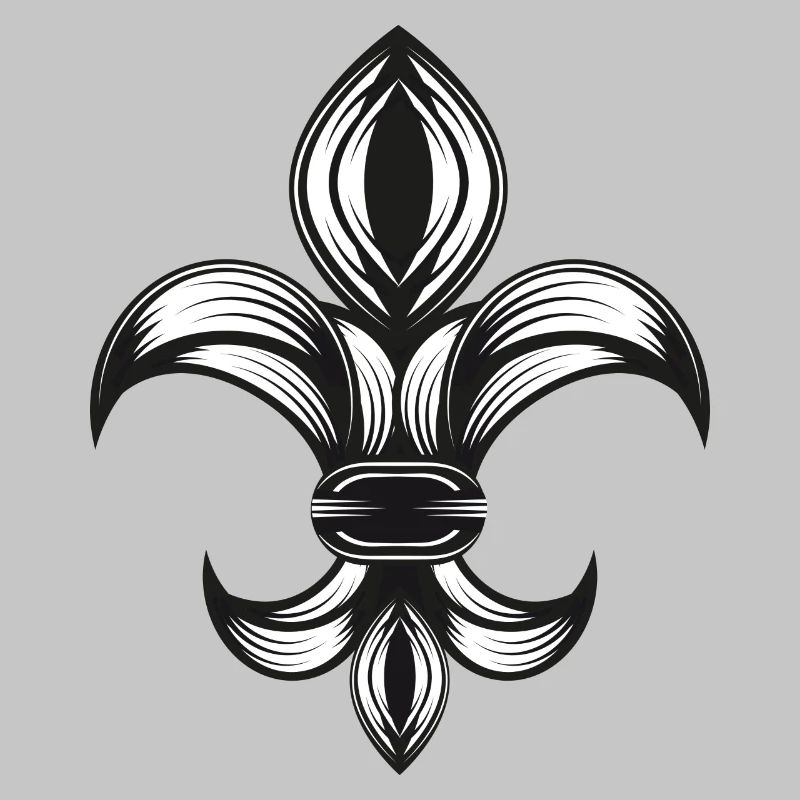 iris stylisé - Fleur-de-Lys