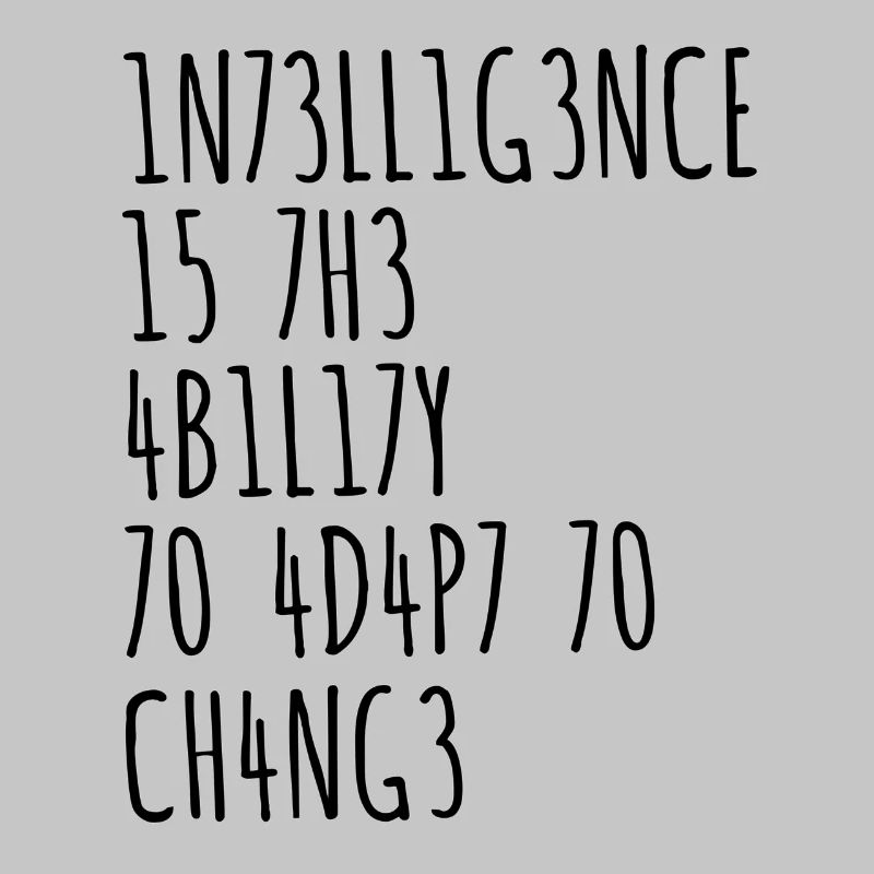 Intelligence drôle de dicton