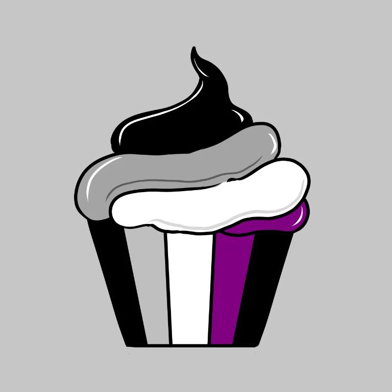 Ace Pride Cupcake