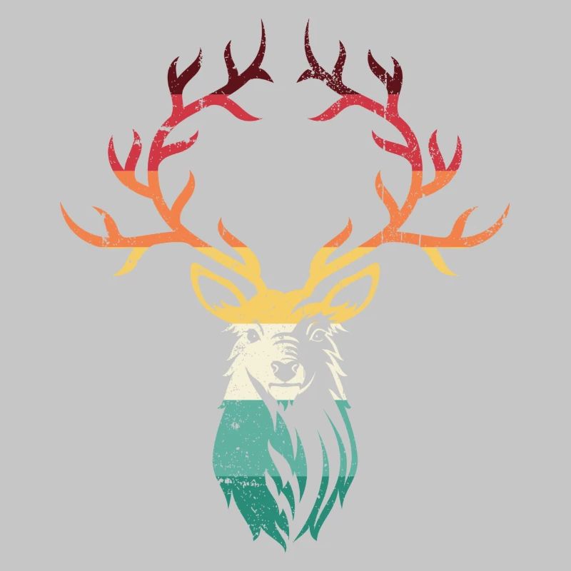 Gradient Deer Antlers