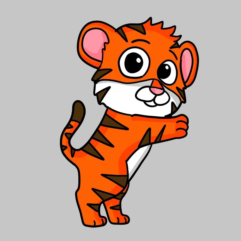 Cute tiger