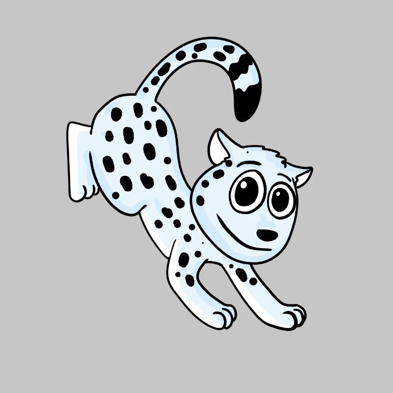 Schneeleopard Leopard