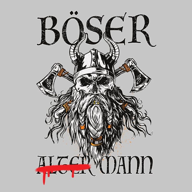 Böser Wikinger-Krieger Grafik