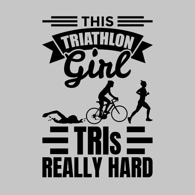 Triathlet Mädchen