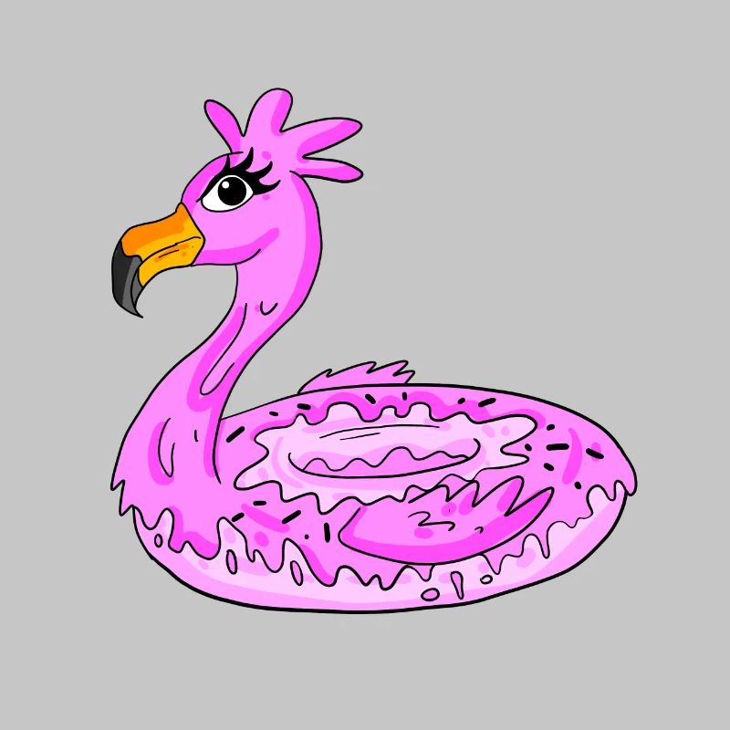 Flamingo Donut