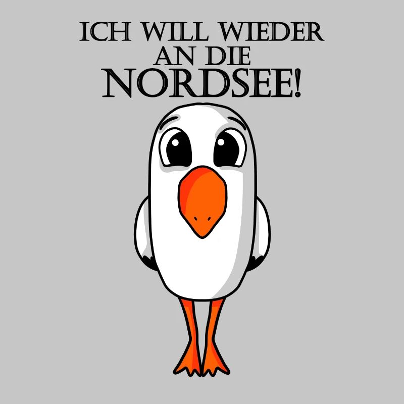 Nordsee Plattdeutsch Spruch Moin Möwe