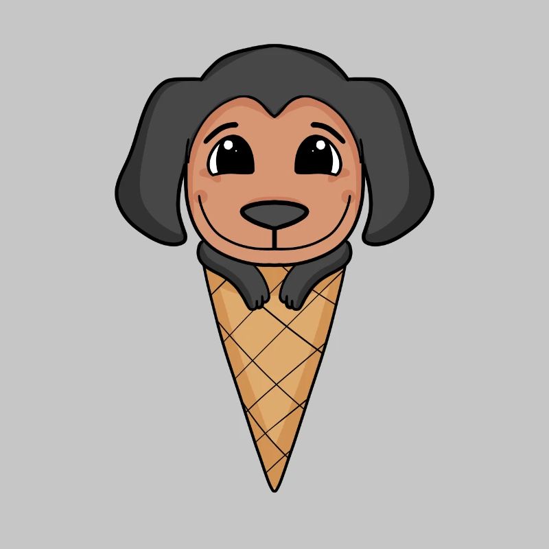 Dobermann Eis Motiv