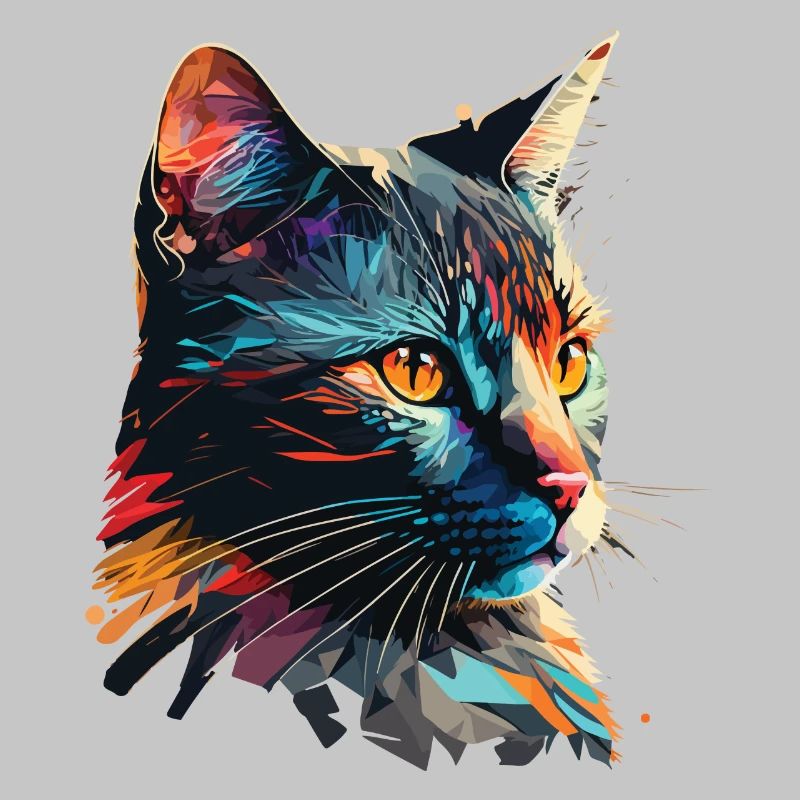 Bunte Katze