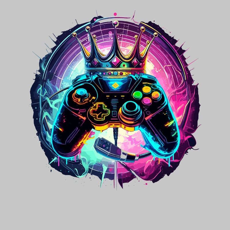 Gaming Controller with Headset and Crown