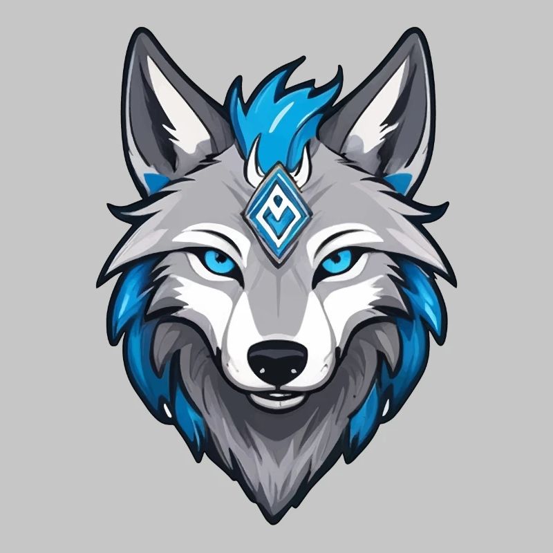 Runic Viking Wolf