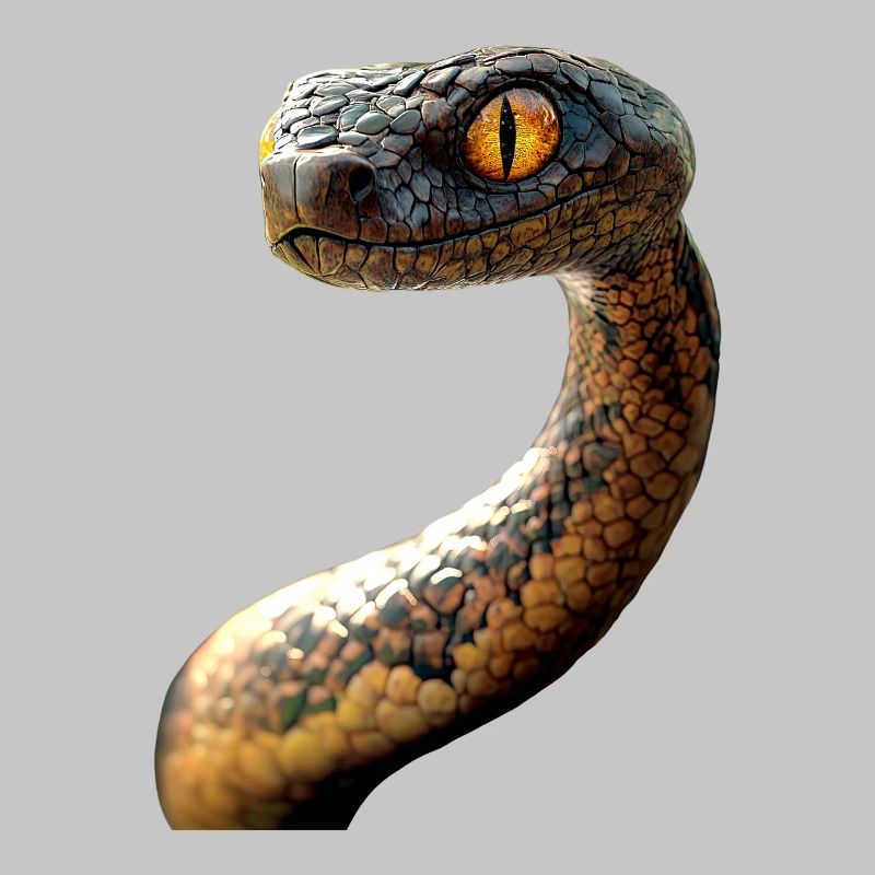 Serpent Python Cobra Mamba Serpent à sonnettes Serpent