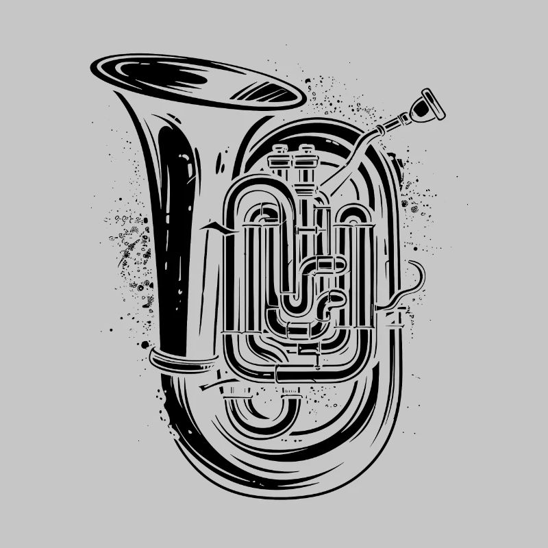 Tuba Drawing