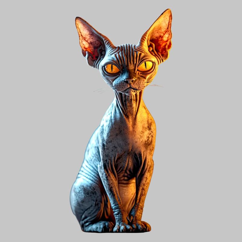 Chat Sphynx Chat Sphynx Chat Canadien Mignon Sphinx
