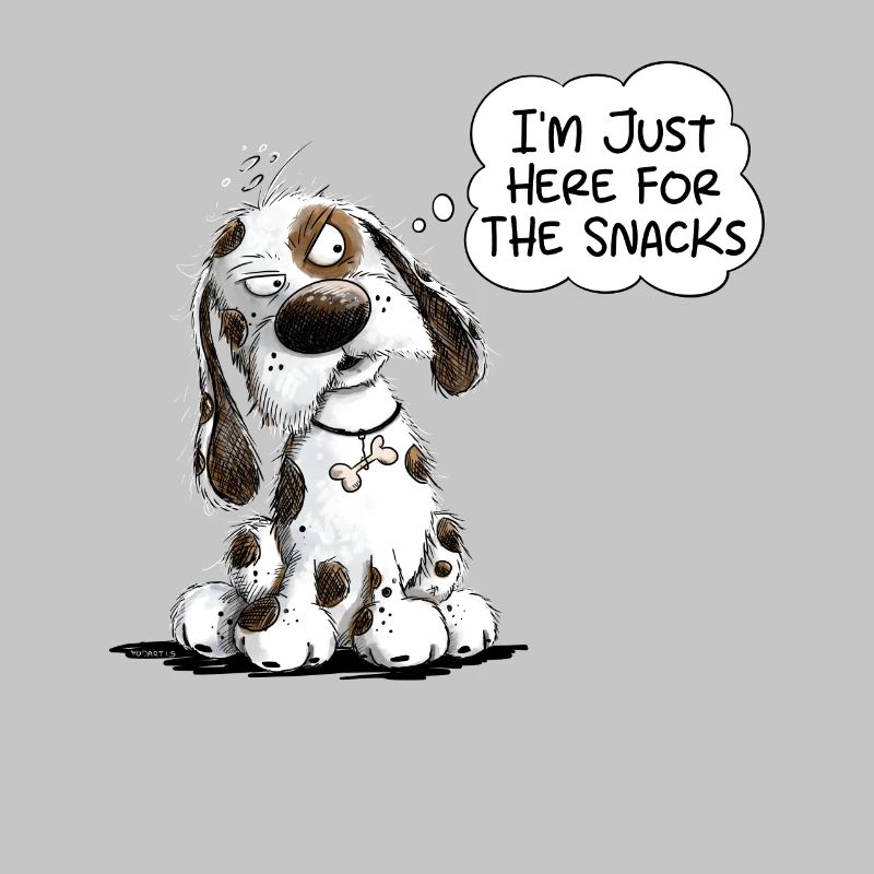 Funny Hund Spruch Snacks