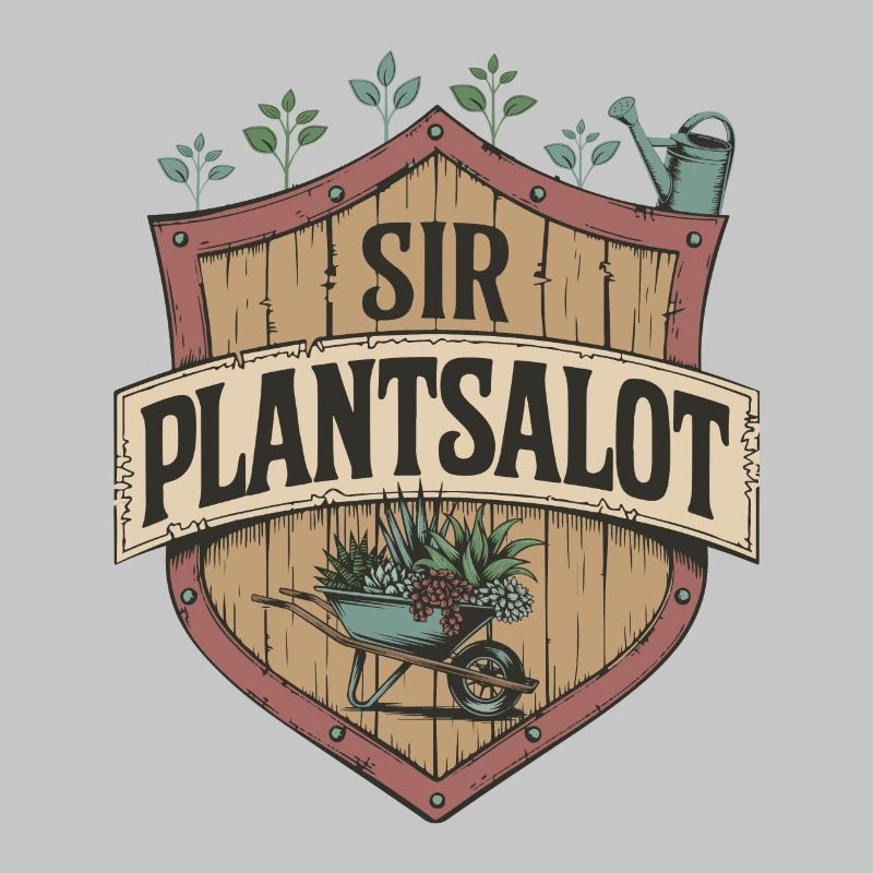 Vintage "SIR PLANTSALOT" Rustikale Männer Gärtner