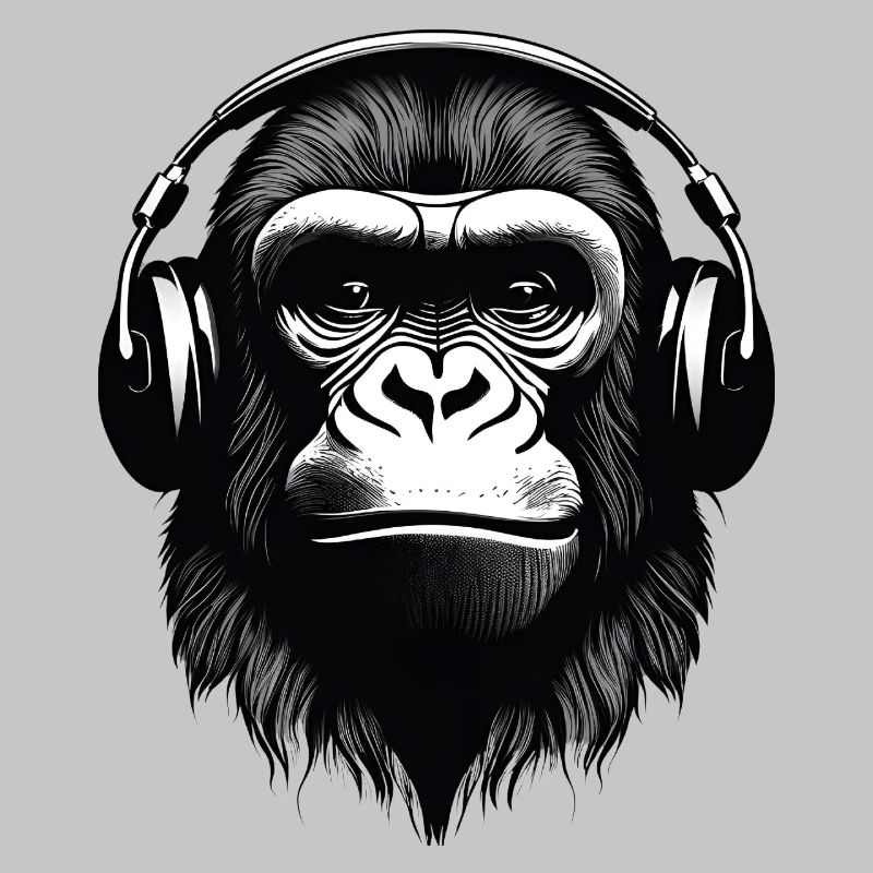 gorilla, primate, monkey