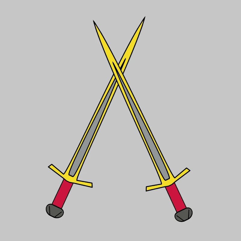 Épée Chevalier Guerrier Médiéval Épées