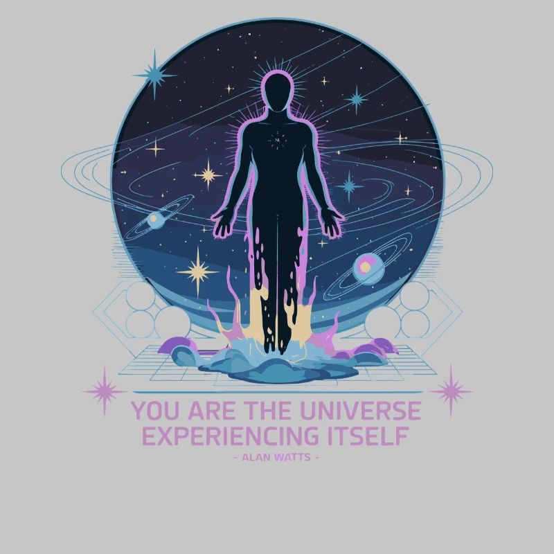 Celestial Being | Alan Watts Quote Design